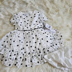 Pippa &Julie, Ivory with black floral 24M